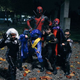 Illustration for article titled Ryan Reynolds dressed up as Deadpool, trolled a bunch of kids for Halloween